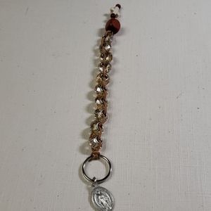 New Handmade Rosary Chaplet Keychain